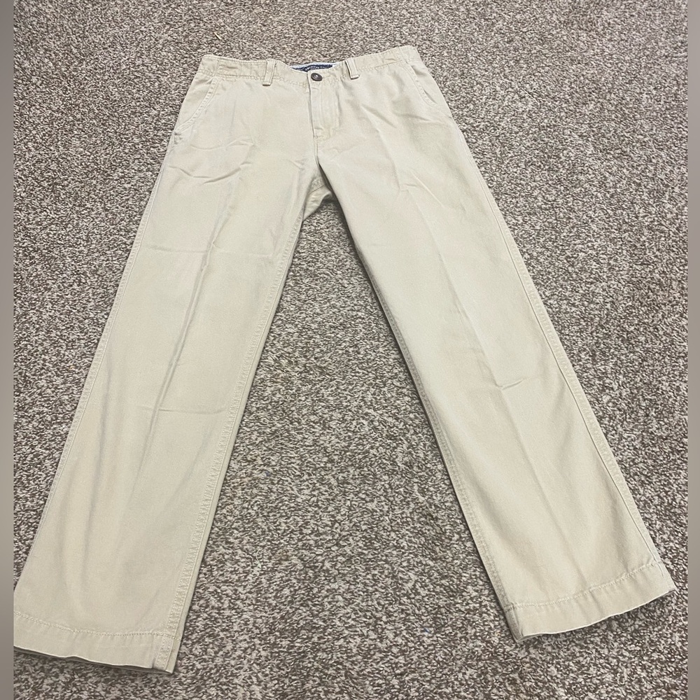 American Eagle Cream Relaxed Straight